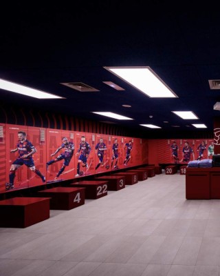 Revolución azulgrana: Así luce ahora el nuevo del vestuario del FC Barcelona