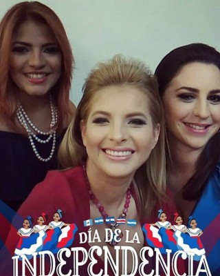 Presentadoras de Honduras levantan suspiros en el Día de la Independencia