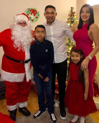 ¡En familia! Así recibieron la navidad los futbolistas hondureños