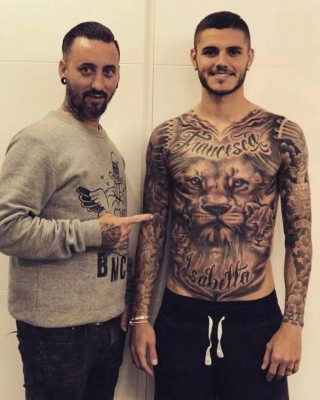 ¿Y ahora? Los comprometidos tatuajes de Icardi; la cara de Wanda Nara y hasta los hijos de Maxi López