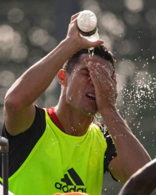 Imponente llegada y charla con el DT: Así fue el primer entrenamiento de Cristiano Ronaldo con el United&nbsp;&nbsp;