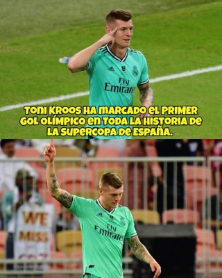 Real Madrid y Kroos, protagonistas de los memes tras la victoria sobre Valencia en la Supercopa