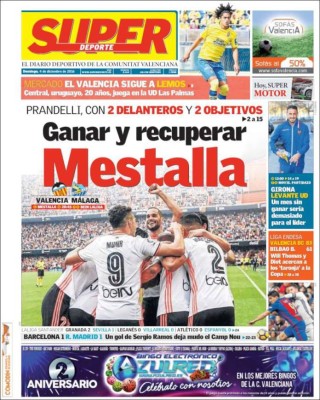 Portadas: Lo que amaneció diciendo el mundo del deporte este domingo