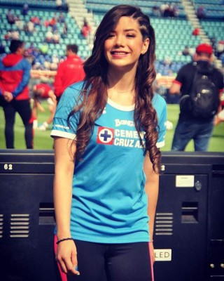 Así es Michelle Pérez, la sexy aficionada del Cruz Azul de México&nbsp;&nbsp;