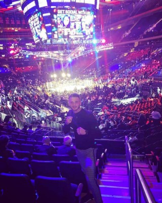 Hondureños presente en el llenazo del Madison Square Garden para pelea de Teófimo López