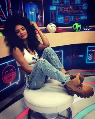 Kate Rodríguez, la bella chica que divide su corazón entre Panamá y Argentina en el mundial