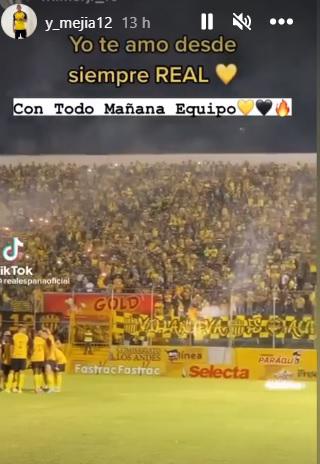 “1% de posibilidad, 99 de fe”, “A darlo todo”, “Vamos mi auri”: Futbolistas del Real España alientan de cara a la semifinal de vuelta ante Alajuelense