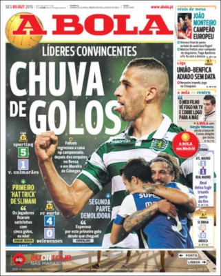 Las mejores y más importantes portadas deportivas por el mundo