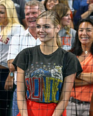 ¡Espectacular! La guapa Kate Upton celebró en grande el título de los Astros