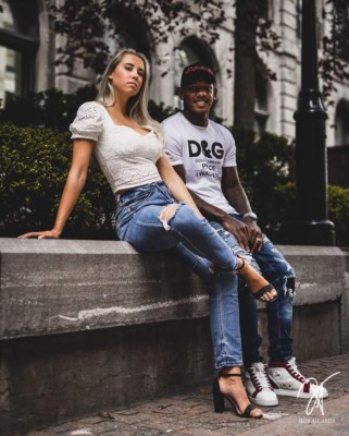 Romell Quioto se estrena como modelo y lo hace junto a una hermosa rubia canadiense