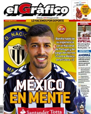 Portadas de los diarios deportivos en el mundo este jueves 25 de agosto