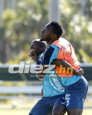 Las imágenes curiosas del entreno de Honduras en Fort Myers