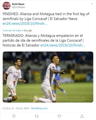 ¡Tras el empate! Esto dicen los medios internacionales del juego entre Alianza y Motagua