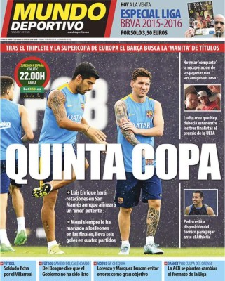Las portadas de los diarios deportivos del mundo para este viernes