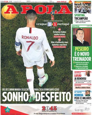 Las portadas de los diarios del mundo tras la eliminación de Messi y Cristiano de Rusia