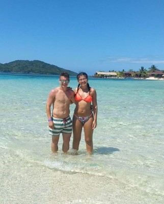 ¡Infartantes! Roci y Ana Emilia, las hermosas parejas de los argentinos del Motagua