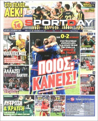 Las mejores y más importantes portadas deportivas por el mundo