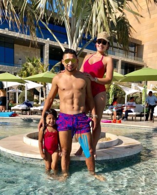 Las espectaculares vacaciones de Emilio Izaguirre y su linda esposa en Dubai