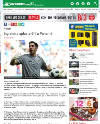 Así reaccionó la prensa mundial tras la paliza de Inglaterra sobre Panamá