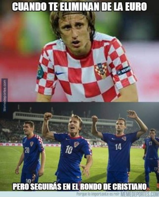 Los mejores memes del triunfo de Cristiano Ronaldo y Portugal ante Croacia