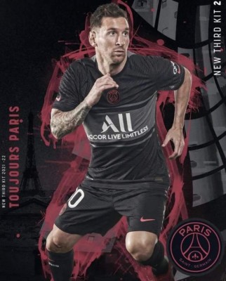 Diferente estilo de dorsal y Messi es protagonista: la nueva y hermosa camisa del PSG &nbsp;&nbsp;