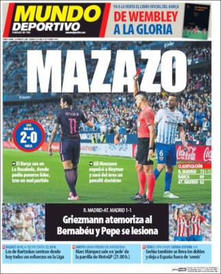 Así amanecieron las portadas de los diarios deportivos internacionales