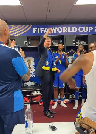 Curazao festejó con el Rey y la Reina de los Países Bajos: el baile con los jugadores