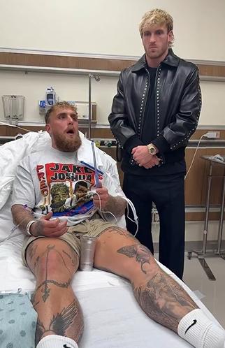 Anthony Joshua noqueó a Jake Paul con brutal derechazo y le rompe la mandíbula: Denme al Canelo...