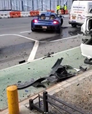 Destruye su Porsche Gemballa Mirage GT en New York; se fuga, pero la policía lo intercepta