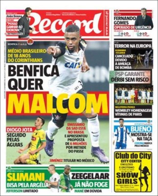 Las portadas más importantes del mundo del deporte de este miércoles