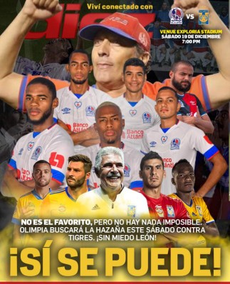 Portadas y lo que dice la prensa mexicana sobre el Tigres vs Olimpia: '¿Pan comido?'