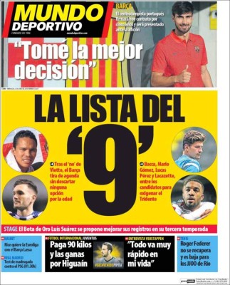Las portadas de los diarios deportivos más importantes de este miércoles