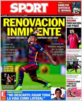 Las portadas del mundo deportivo más importantes