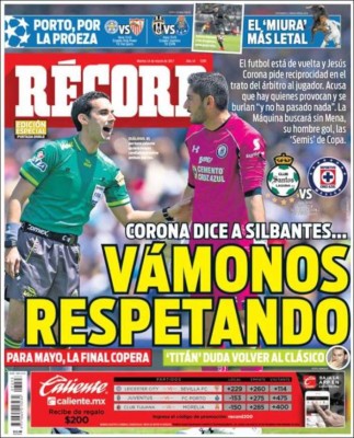 Portadas de Hoy: Continúa la Champions y en México polémica sanción