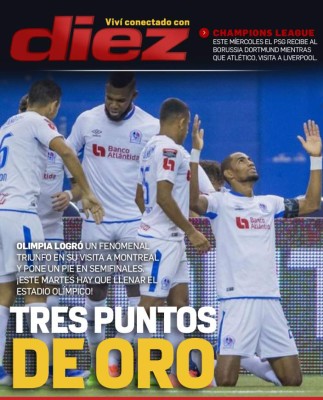 'Ruge y hace historia': Prensa internacional habla del triunfo de Olimpia sobre Impact Montreal
