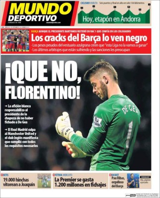 Las portadas de hoy en los principales diarios deportivos del mundo