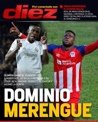 Así vienen las portadas por el mundo tras el triunfo del Real Madrid en el clásico