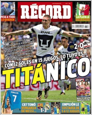 ¿Y Messi? Las portadas de los diarios más importantes en el mundo se rinden a Cristiano