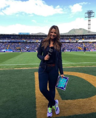 Melissa Martínez, la bella periodista colombiana que suspira por su selección