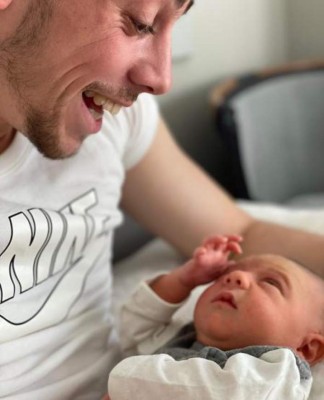 En casa y con nuevos 'looks': Así pasaron los futbolistas el día del padre en pleno coronavirus&nbsp;&nbsp;