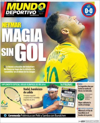 Las portadas de los diarios más importantes en el mundo deportivo