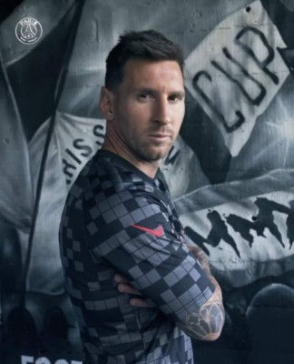 Diferente estilo de dorsal y Messi es protagonista: la nueva y hermosa camisa del PSG &nbsp;&nbsp;