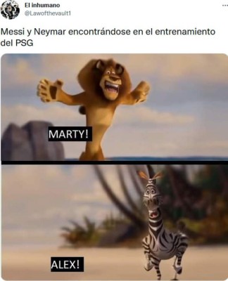 Messi hizo su primer entrenamiento con el PSG y los memes destrozan a Sergio Ramos