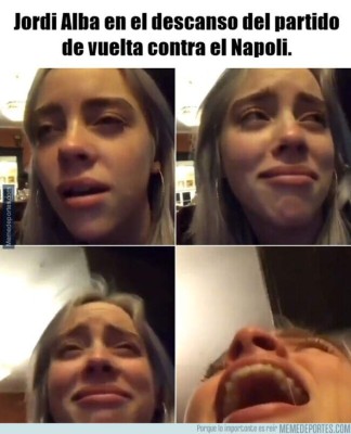 Los crueles memes contra Messi tras el empate del Barcelona ante el Napoli en la Champions