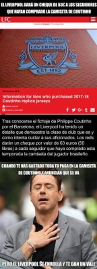 Coutinho fue presentado en el FC Barcelona y los memes no se hicieron esperar
