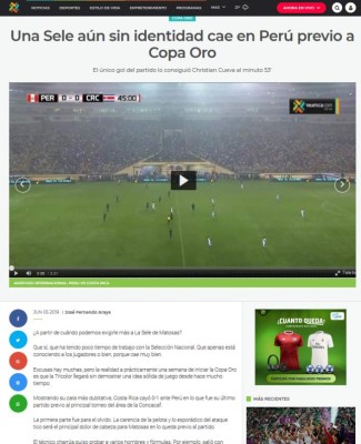 Prensa tica: Costa Rica 'sin identidad' y 'con dudas' a Copa Oro