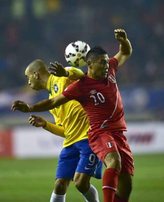 Brasil-Perú en imágenes