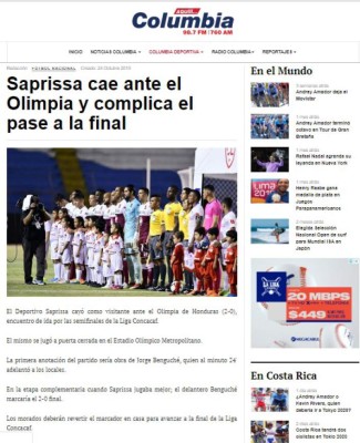Medios ticos sobre triunfo de Olimpia a Saprissa: Al León catracho le encanta el paté