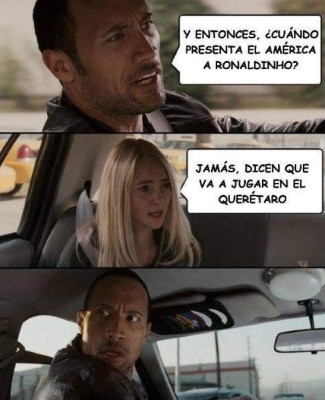 Memes de Ronaldinho por su llegada al Querétaro de México