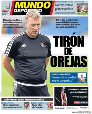 Principales portadas de los diarios deportivos del mundo